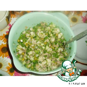 Салат из ракушек "Вместо гарнира"