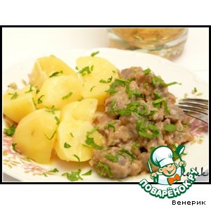 Куриные желудки в пиве
