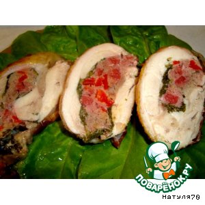 Куриные рулетики