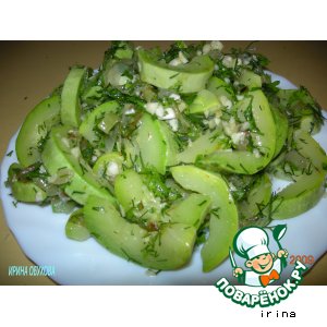 Салат из кабачков