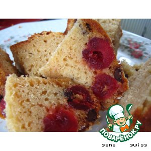 Карамельно - шоколадный   кекс   с   корицей