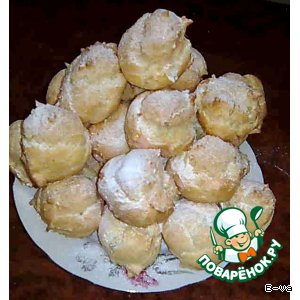 Эклеры с масляно-заварным кремом