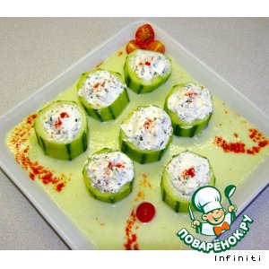 Фаршированные огурцы