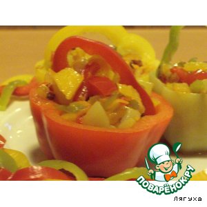 Закуска "Перцовые корзины"