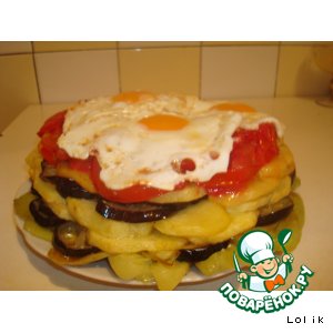 Овощной торт - Овощной светофор
