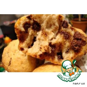 Маффины с шоколадными кусочками