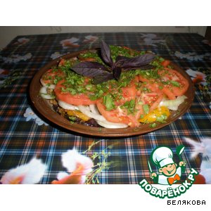 Закуска "Овощная слойка"