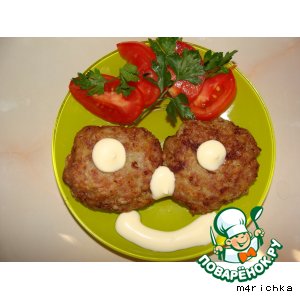 Котлетки баклажанно-мясные