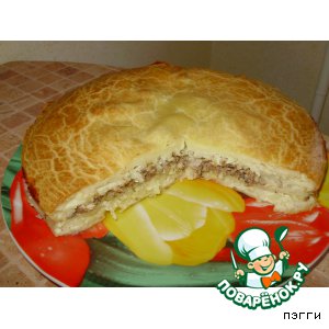 Пирог с консервами