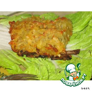 Мясо под картофельной крышкой
