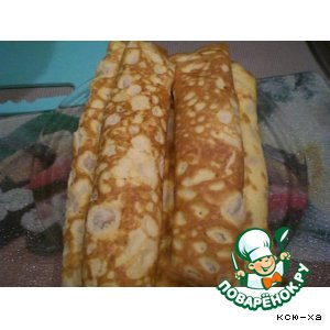 Рулетики из омлета