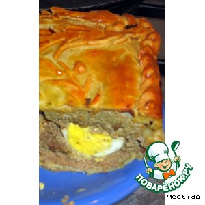 Печеночный паштет с кусочками мяса