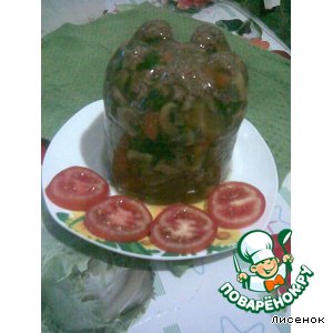 Заливная печень