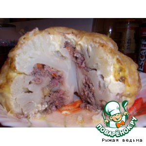 Фаршированная цветная капуста