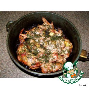 Bratские крылья с каштанами