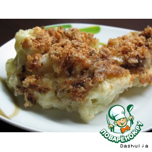Запеканка из цветной капусты с сыром