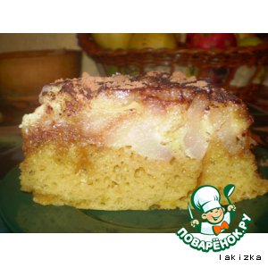 Яблочная шарлотка