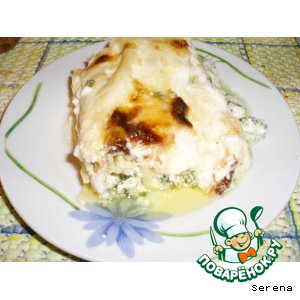 Каннеллони со шпинатом и творогом