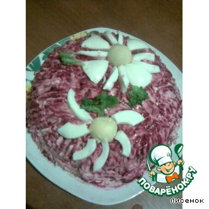 Салат "Розовый фламинго"