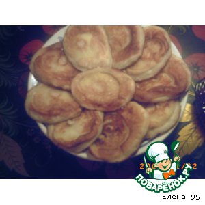 Оладушки с яблоком