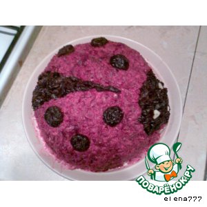 Салат "Божья коровка"