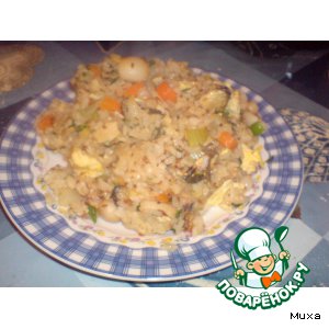 Рис с морепродуктами