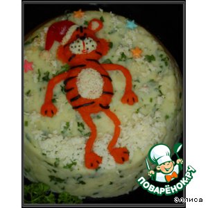 Закусочный торт "Тигруля"