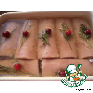 Витки заливные по-русски
