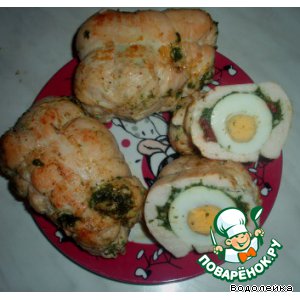 Куриные рулетики