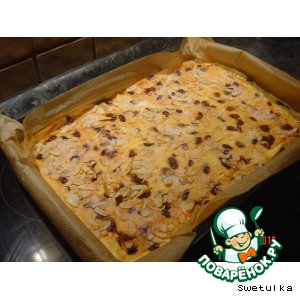 Вкусный творожный пирог