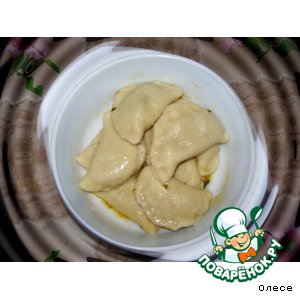 Вареники с капустой и салом "Сочные"