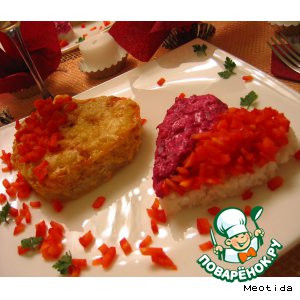 Запеченная рыба с креветками "Любовь моя"