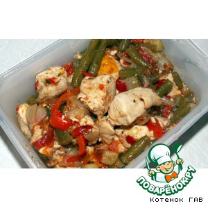 Овощи с мясом