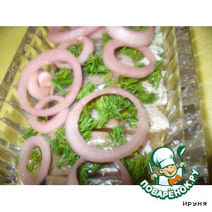 Сельдь в малиновом уксусе