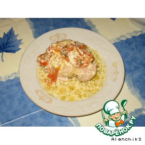 Нежная курочка в сметанке