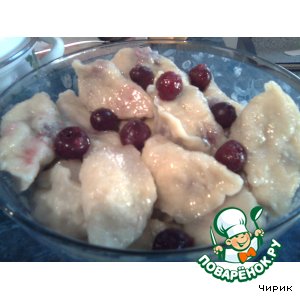 Вареники с вишней