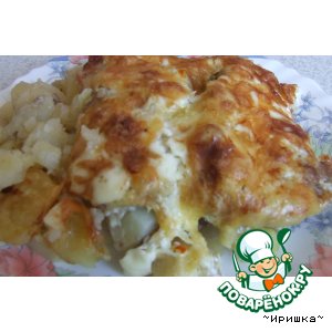 Картошка с мясом в духовке