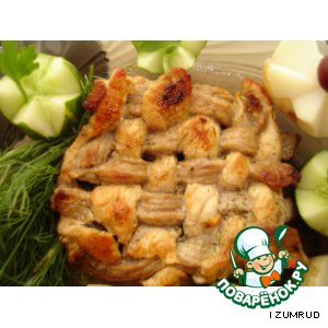Плетеная мясная котлета