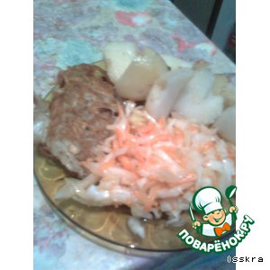 Отбивные в картофельной "шубке"