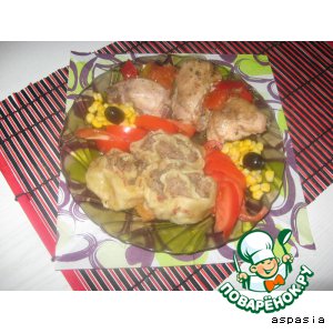 Кура в розах