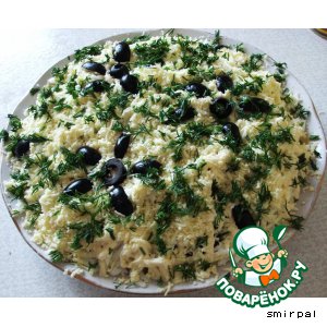 Салат "Розовый остров"