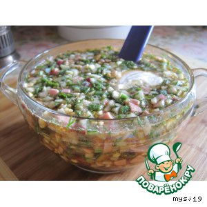 Домашний квас и окрошка