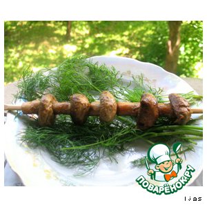 Грибной шашлык