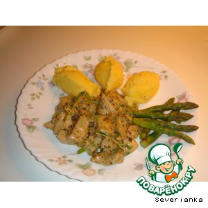 Курица в яблочном сидре