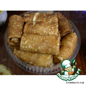 Блины "Золотая рыбка"