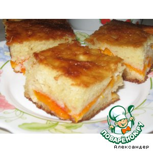 Пирог абрикосовый