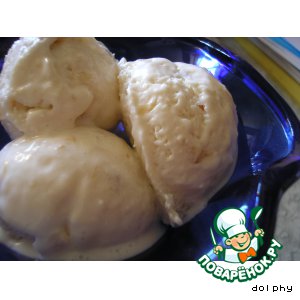 Мороженое с мармеладом и йогуртом