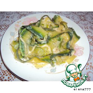 Кабачковая лапша