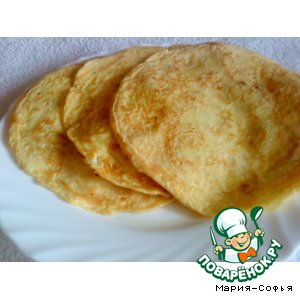 Блинчики с яблоками