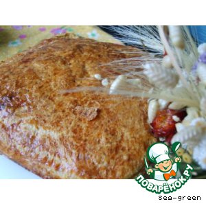 Пирог капустный с килькой